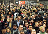 Crowd at Subway Station