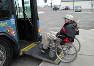 Disabled Boarding Bus